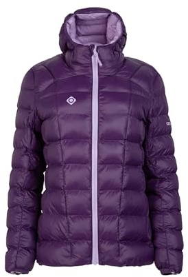 Izas Ariest W Chaqueta Mount-Loft Ultraligera para Mujer. Resistente al Viento y Agua. Transpirable y Térmica. Capucha Fija. Bolsillos con Cremallera. Ideal para Aventuras al Aire Libre