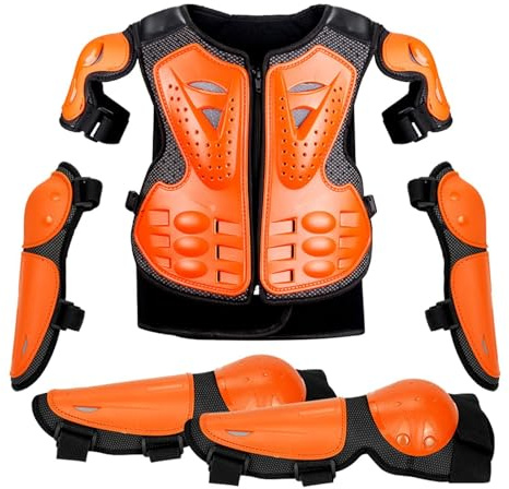Attrezzatura moto per bambini, attrezzatura fuoristrada, attrezzatura per la protezione della bicicletta - Gilet da moto per bambini Protezione del torace, protezione da equitazione equipaggiamento
