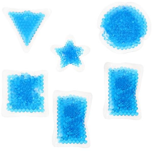 Yardenfun Lot De 6 Paquet De Glace Réutilisables En Gel Petit Format, Compresses Chaudes Et Froides Polyvalentes, Packs Rafraîchissants Pour Blessures, Adaptés Pour Usage Domestique Et Sportif