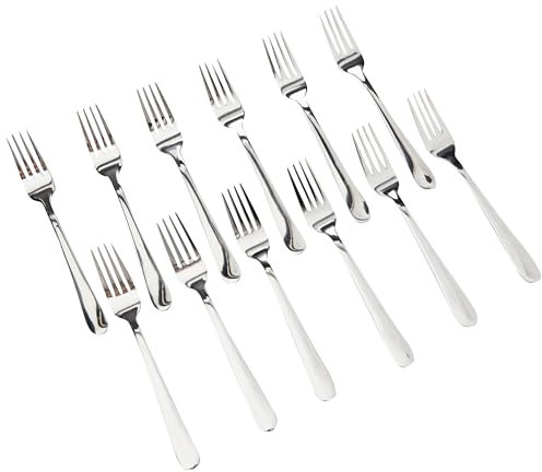 Grunwerg Windsor Dessert Forks, 18/0 Stainless Steel, Set of 12