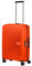 American Tourister Aerostep - Spinner M, Erweiterbarer Koffer, 67 cm, 66.5/72.5 L, Orange (Bright Orange)