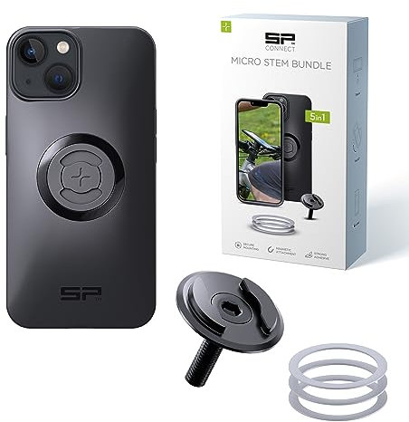 SP CONNECT Micro Stem Bundle | SPC+ | für iPhone 13 Handy Halterung für den fahrradlenker | Smartphone Halterung Fahrrad | handyhalter