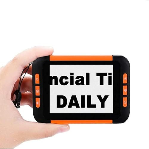 Lente d'ingrandimento digitale portatile Lente d'ingrandimento video digitale, Ausilio visivo elettronico da 3,5 pollici, Lente d'ingrandimento video digitale per ipovedenti, Zoom 2X-32X, Modalità col