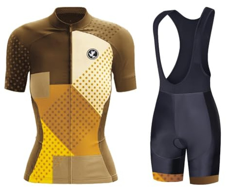 UGLY FROG ESNvDt 2025 Conjunto Camiseta Ciclismo para Mujer, Pantalones Cortos, Ropa Verano Bicicleta Carretera