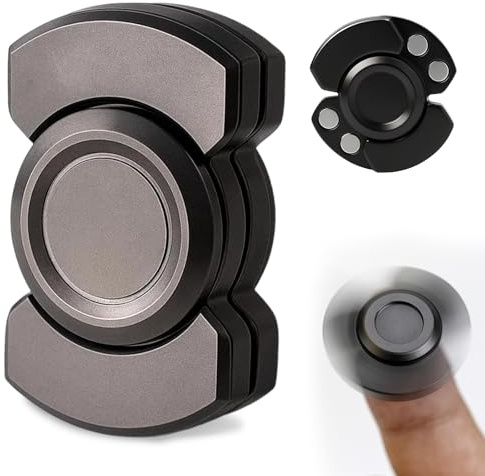 3-in-1 Fidget Toy for Stress and Focus, Fidget, Fidget for Kids, Silent Fidget Slider Spinner for Office and Classroom