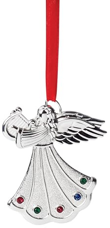 Lenox 893032 Jeweled Angel Ornament, Christmas