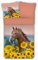 ESPiCO Bettwäsche Trendy Bedding Pferd Sonnenblumen Feld Blumen Landschaft Sonnenuntergang Rosa Bunt Renforcé, Größe:135 cm x 200 cm