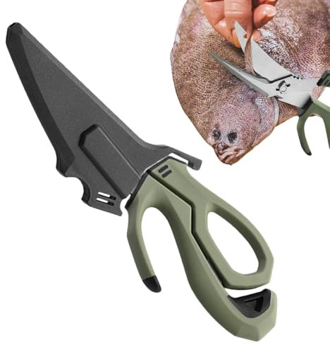 Forbici da pesca, forbici da cucina per alimenti,Forbici alimentari robuste, pinze da pesca, taglierina da cucina | Forbici da cucina multifunzionali, forbici da pesca per uomo e donna, no