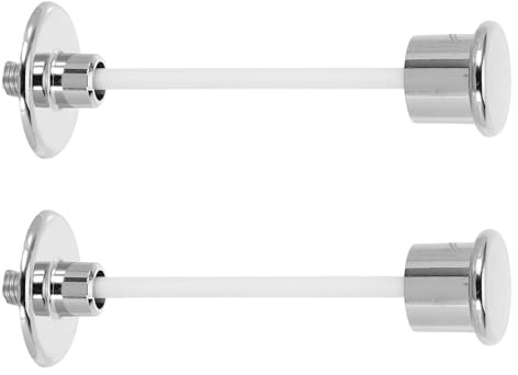SHINEOFI 2 Pezzi Pulsante di Scarico Wc Vintage in Plastica Kit di Ricambio per Serbatoio Acqua Accessori per Bagno Compatibili Modelli Tradizionali Controllo Preciso dello Scarico