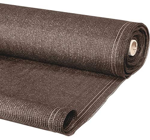 IDMarket - Brise Vue renforcé 1,8 x 10 M Taupe 220 GR/m² Luxe Pro