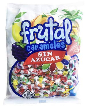 Frukt utan socker - Frukt Hård godis med sötningsmedel - 1 kg