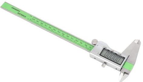 Calibre Digital Pie de Rey con Pantalla LCD Calibrador Herramienta de Medición de Calibre Digital 150 mm / 200 mm / 300 mm (200mm)