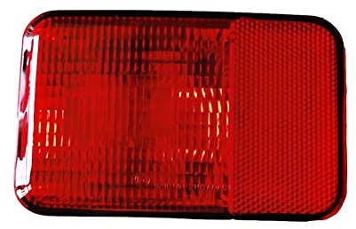 TOTMOX 1 feu antibrouillard arrière droit compatible avec Jeep Wrangler 2007-2018, remplacement du boîtier de feu antibrouillard arrière sans feux d'avertissement d'ampoule, 55078104AC 55078105AC