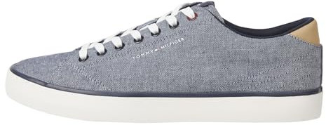 Tommy Hilfiger Herren Sneaker Schuhe, Blau (Desert Sky), 45