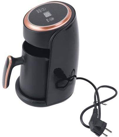 Qcwwy Cafetière, Cafetière Turque à Chauffage Efficace 600 W, Cafetière Goutte à Goutte Sûre et Résistante aux Hautes Températures, Facile à Utiliser, Machine à café électrique pour 4