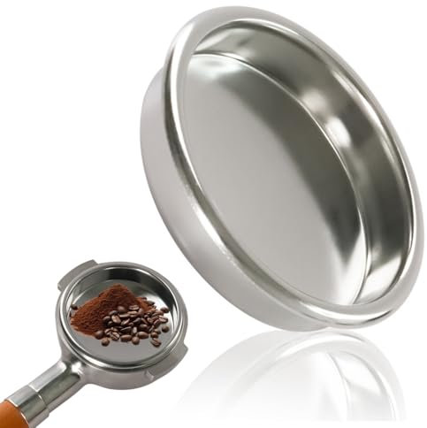 NOPKESV Filtro Cieco di Arretramento,Filtro per Caffè in Acciaio Inossidabile Filtro Metallico Inserto della Macchina da Caffè per il Disco di Pulizia delle Macchine da Caffè(58mm)