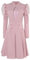 Ubaywey Glinda Rosa Kleid Kostüm Frauen Cosplay Erwachsene Halloween Karneval Outfit Anzug Damen S