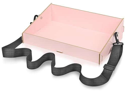 Bauchladen Junggesellinnenabschied Rosa Bauchladen JGA 40 * 26 * 10.5cm Bauchladen Braut Holz Junggesellinnenabschied Deko für Männer Frauen JGA Party Spiele Promotion