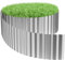 Aufun Rasenkante Metall 20m, Wellen verzinkt Beetbegrenzung, 18cm Höhe, Raseneinfassung Ideal für Rasenbegrenzung, flexibel Beetumrandung für Gartenliebhaber und Landschaftsgestaltung, Silber