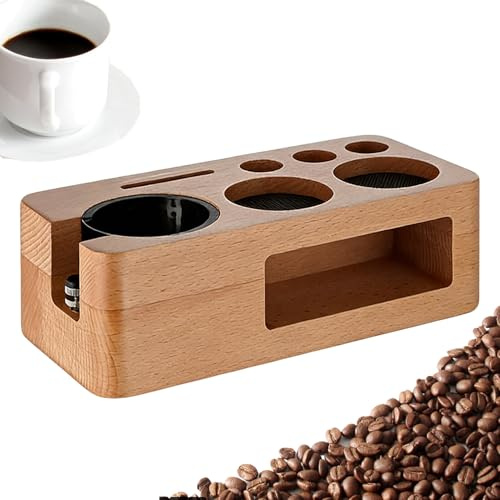 Manomissione caffè in legno – Organizer multifunzionale per caffè, per casa, cucina, sala da pranzo, appartamento, dormitorio, bancone bar, per caffè