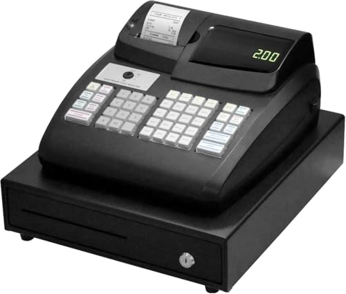ECR-100 Cash Register Till | 16 Departments | Compact Drawer | Thermal Receipt Printer