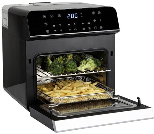 Princess 01.182085.01.001 Heißluft-Fritteuse 10l 1550W Temperaturvorwahl, Timerfunktion, Heißluft-Funktion, mit Display, mit