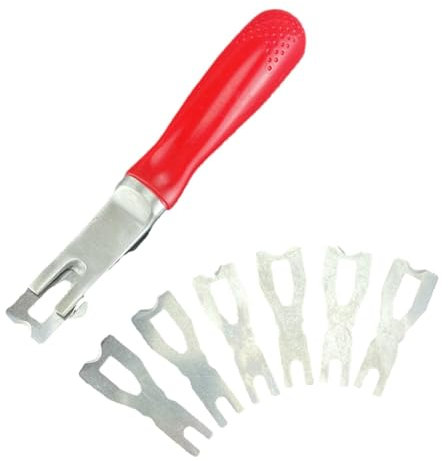 JISADER Herramienta de soldadura para bordes de suelo, raspadores, recortador de vinilo para alfombras y suelos, herramienta de soldadura, estilo a