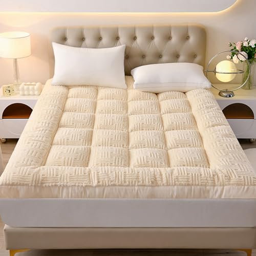 Materasso futon arrotolabile portatile spesso per divani letto matrimoniale queen size traspirante e facile da riporre materasso pieghevole per gli ospiti da viaggio