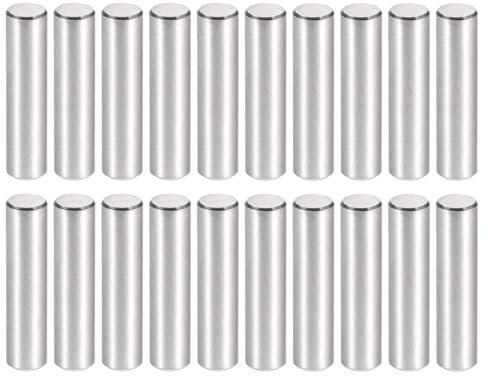 Pasadores de espiga, clavijas de soporte, pasador de soporte de estante, 20 piezas de pasadores de espiga de 4 mm, longitud de 4 a 120 mm, varillas de espiga de acero inoxidable, pasador de soporte de