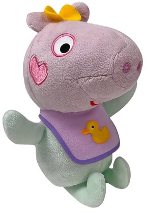 TY Baby Evie Peppa Pig Beanie 13cm Weiches Plüschtier Teddy – Sammlerstück Plüschtiere Kuschelweiches Plüschspielzeug für Kinder – Süßes Plüschgeschenk und Weiches Spielzeug
