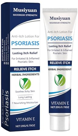 Crèmes Contre Le Psoriasis 20g,Crème Anti-Démangeaisons, Crème De Dermatite, adaptée à tous les types de peau
