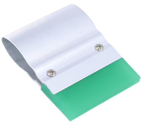 Holibanna Raschietto in Gomma per Serigrafia Lama Sottile e Manico Ergonomico, per Applicazioni Grafiche e Stampa a Mano su Piastre Colore Casuale