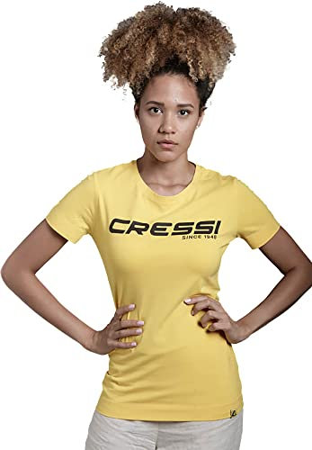 Cressi T-Shirt, Lady, Gelb Shwarz, XS