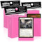 Trading Card Sleeves Perfect Fit TCG Matte Sleeves,Soft Sports Card Protector for Photocard Easy to Shuffle and Stack While Playing Card Game,Standard TCG Card Sleeves (Pink, 300)