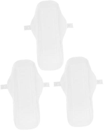 PAMINGONO Toallas Sanitarias de Algodón Lavables 3 Unidades 270mm Alta Absorción Impermeables para Uso Diario Menstruación Reutilizables Cómodas Mujeres