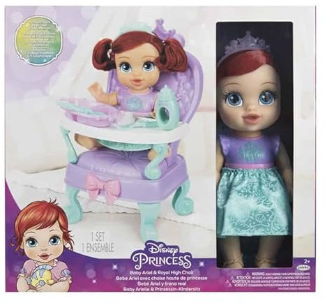 Tomo Wellness Princess Baby Ari-'el and Royal Highchair