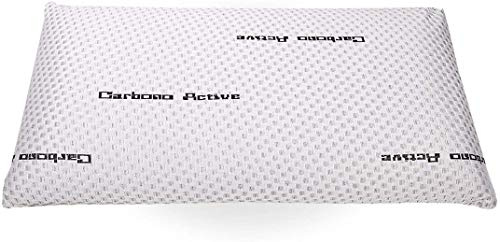 elalmacendelcolchon Almohada Viscoelástica Modelo Carbono Perforada, Máxima Adaptabilidad, Blanca - 150 cm - Otras Medidas Disponibles