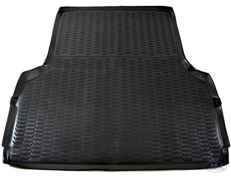 J&J AUTOMOTIVE | Kofferraumwanne Laderaumwanne Kompatibel mit Navara Double Cabine 2010-2016, mit Hoher Rand, Kofferraum-Schutzmatte, Aufrollbar