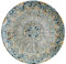 Bonna 6x Luca Mosaic Gourmet flacher Teller rund 27cm 3cm hoch Hellblau Blau Braun Beige Mosaik Porzellan S-MT-LUCMZGRM27DZ Speiseteller Essteller Tafelservice Geschirr