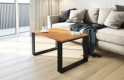 AKKE Couchtisch Wohnzimmertisch Beistelltisch Tisch Für Wohnzimmer Erle 50 x 50 x 45