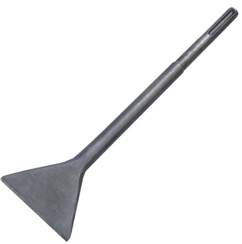 TOPWAY 4.3 Inch SDS Max Floor Scraper Chisel (400 x 110 mm) for Removal of Tiles, Floor Adhesive, Carpets, Linoleum, Plywood, and Wall Surfaces 121132