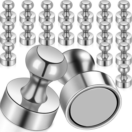 Magnete Stark 20 Stück Mini Magnetenn 12 X 16mm Neodym Magnete Extra Stark, Magneten für Magnettafel, Starke Magnet für Kühlschrank, Stecktafel, Pinnwand, Notenmagnete, Whiteboard
