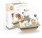 Speedy Monkey SP1016 Schaukelperlen-Labyrinth 21x6,6x22cm bunt, Holz Spielzeug für Kinder, Liebevolle Details-tolle Geschenkidee