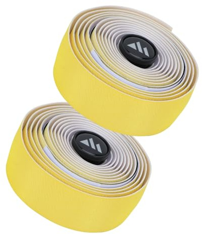 Aomiun Fahrrad Lenkerbänder,2 Rollen Zweifarbigem Farbverlauf Lenkerband Rennrad Lenkerband für MTB Rennrad und Urban Cycling Inkl (Gelbverlauf)