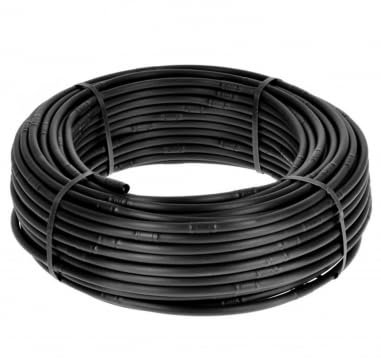 Ala Gocciolante Standard Nera - Diametro 16mm- Passo 33cm - Rotolo 25mt - Tubo Gocciolatore per irrigazione