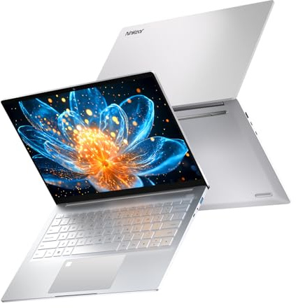 Ninkear S14 1kg Ultra-Leicht Laptop für Arbeit & Unterhaltung(3 Jahre Garantie), AMD Ryzen 5 7535HS, 16GB DDR5, 1TB SSD, 14 2.2K Display, WiFi 6 & BT 5.2, Fingerabdrucksensor, Beleuchtete Tastatur