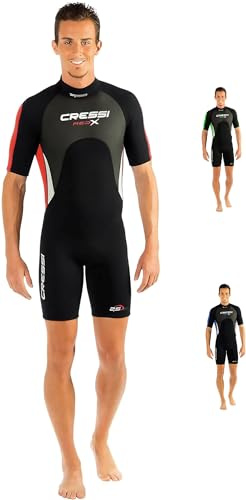 Cressi Med X Men's – Shorty våtdräkt för män premium neopren 2,5 mm