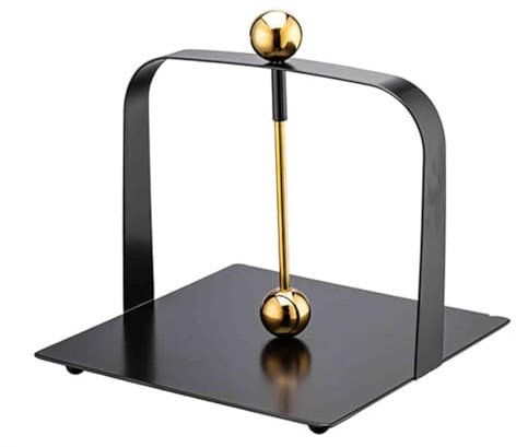 Porta Fazzoletti Da Tavolo In Acciaio Inox, Distributore Di Tovaglioli Con Coperchio Sollevabile E Base Antiscivolo, Porta Asciugamani Di Carta For Ristorante, Bar, Caffetteria(Black Gold Large)