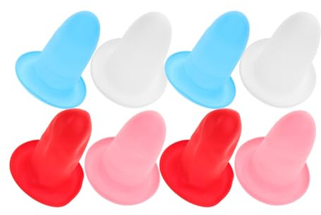 Ipetboom Coperture Elastiche in Silicone per Contenitori da Viaggio a Tenuta Stagna Set da 8 Pezzi Colorati Protezione Anti-Perdita per Bottiglie di Shampoo e Bagnoschiuma Accessorio