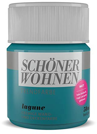 SCHÖNER WOHNEN Tester Trendfarbe matt 50ml lagune RAL 5518